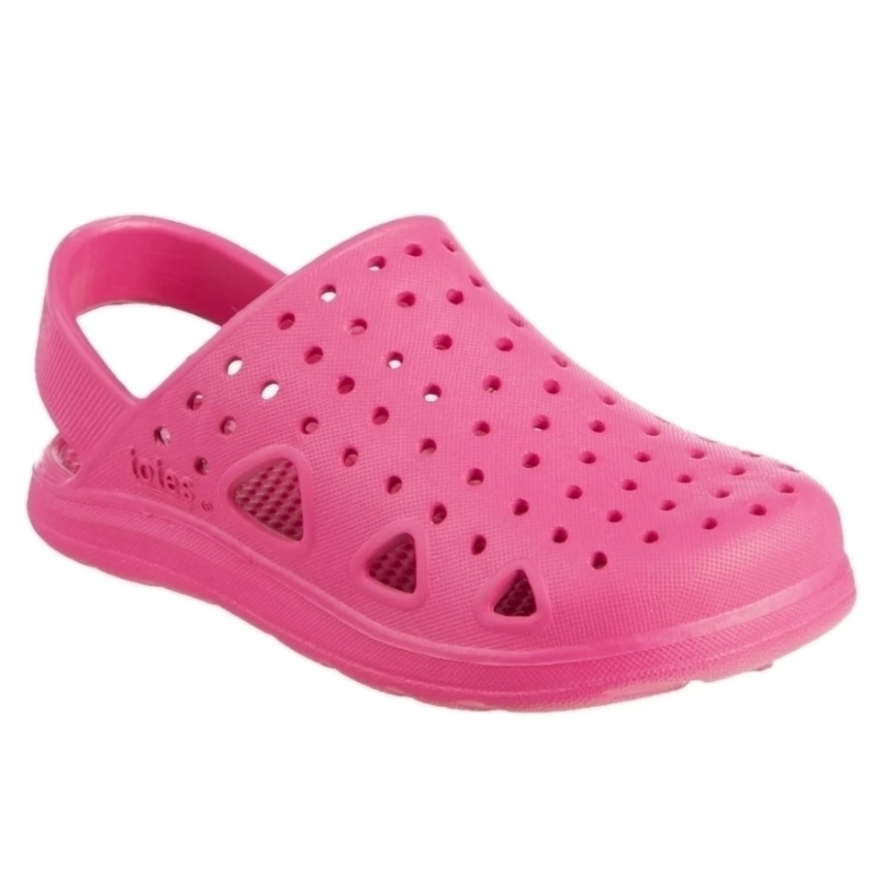 NEW! TOTES Kid's Sol Splash & Play Machine Washable Clog Shoes Sandals.
